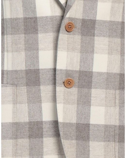 Tombolini Natural Blazer Virgin Wool for men