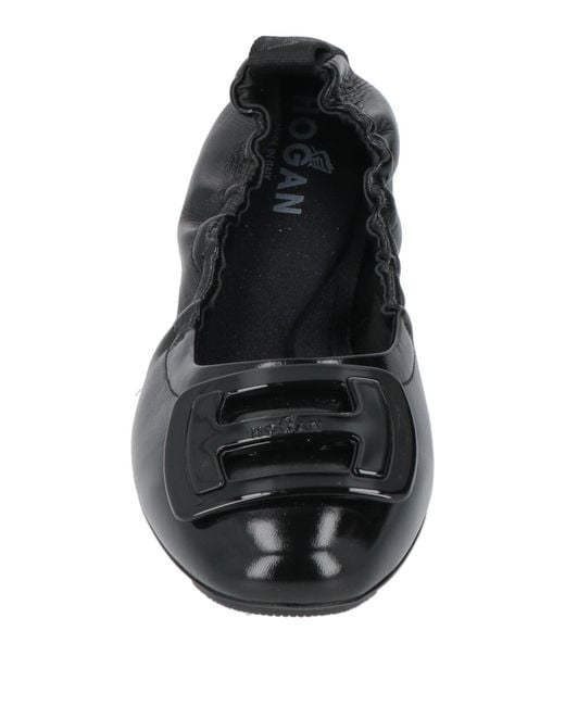 Hogan Black Ballet Flats