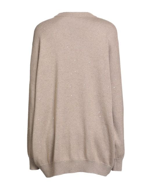 Pullover di Brunello Cucinelli in Natural