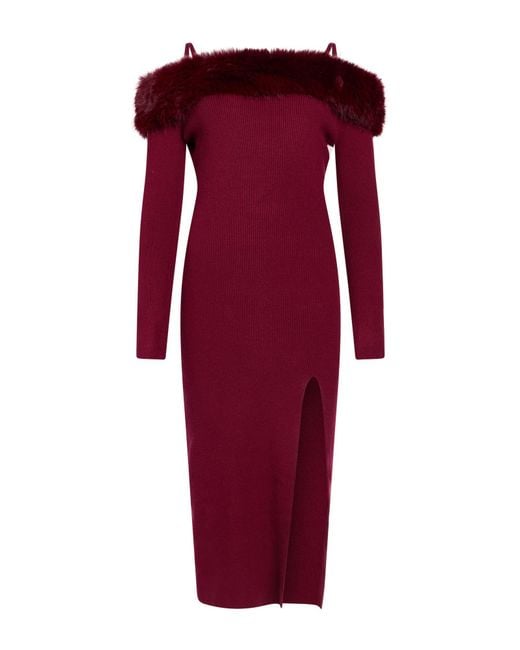 No Secrets Red Midi Dress