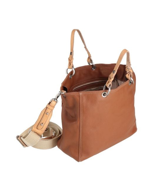 Caterina Lucchi Brown Giulia -- Tan Handbag Leather