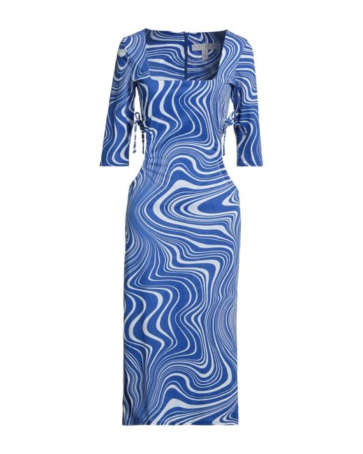 Liquorish Blue Midi Dress