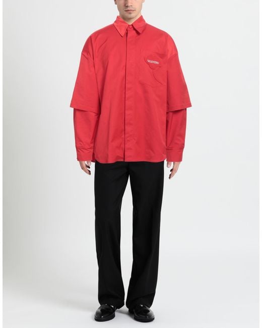 Valentino Garavani Red Shirt for men