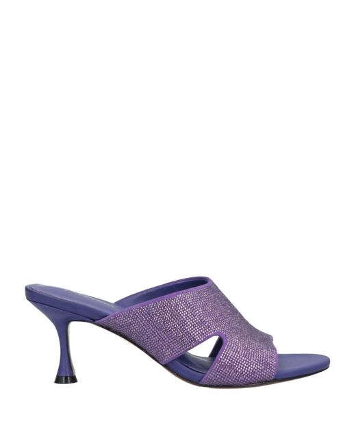 Lola Cruz Purple Sandals