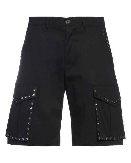 John Richmond Black Shorts & Bermuda Shorts for men