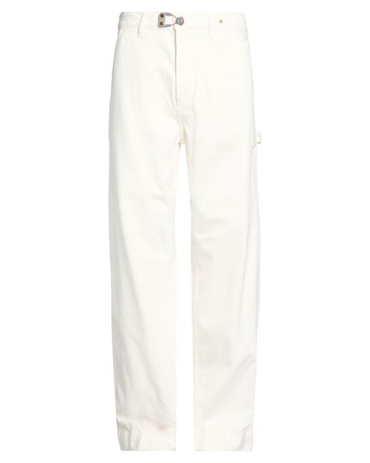 Objects IV Life White Jeans Cotton for men