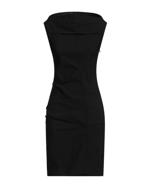 Peperosa Black Mini Dress