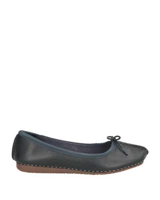 Clarks Blue Ballet Flats
