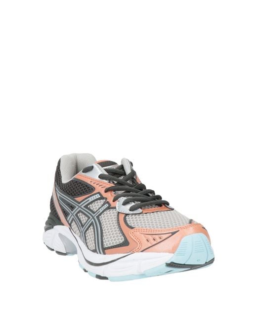 Asics White Sneakers Textile Fibers, Synthetic Material for men
