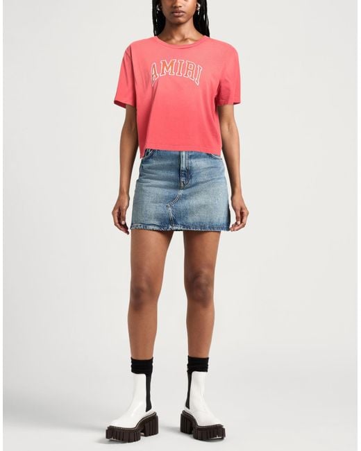 Amiri Pink T-Shirt Cotton