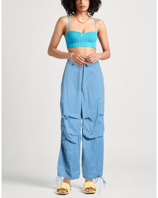 Marc Jacobs Blue Pants Cotton, Nylon