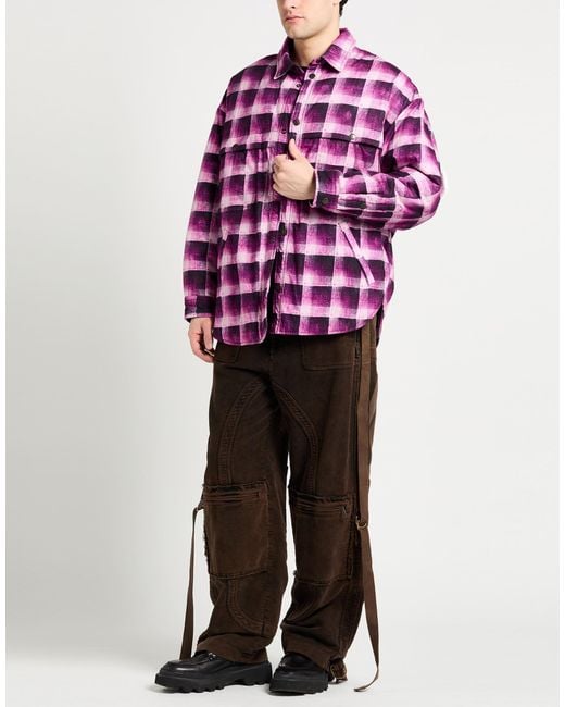 Acne Purple Jacket Cotton for men