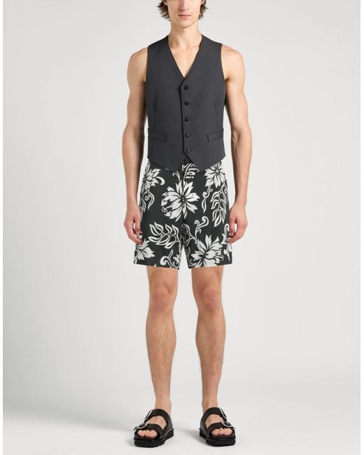 Sacai Black Shorts & Bermuda Shorts Polyester for men