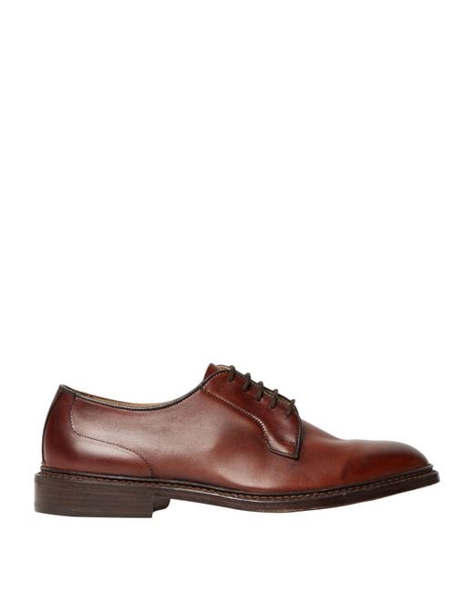 Stringate di Tricker's in Brown da Uomo