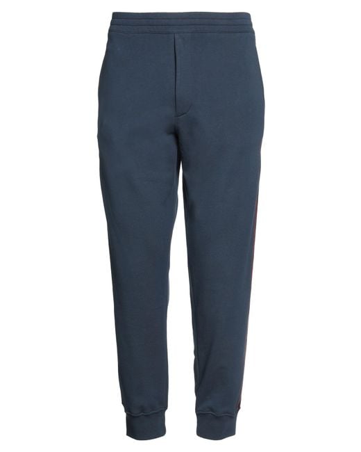 McQueen Blue Pants for men