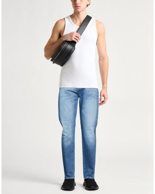 ARMANI EXCHANGE Blue Jeans Cotton, Elastane for men