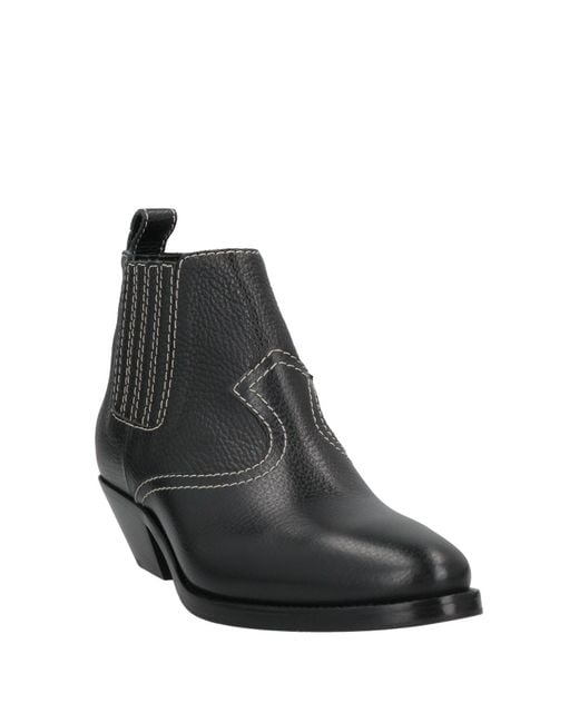 P.A.R.O.S.H. Black Ankle Boots