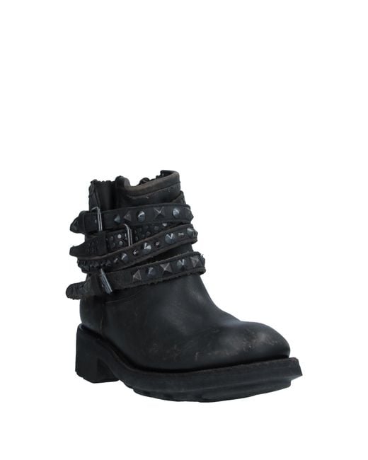 Ash Black Ankle Boots