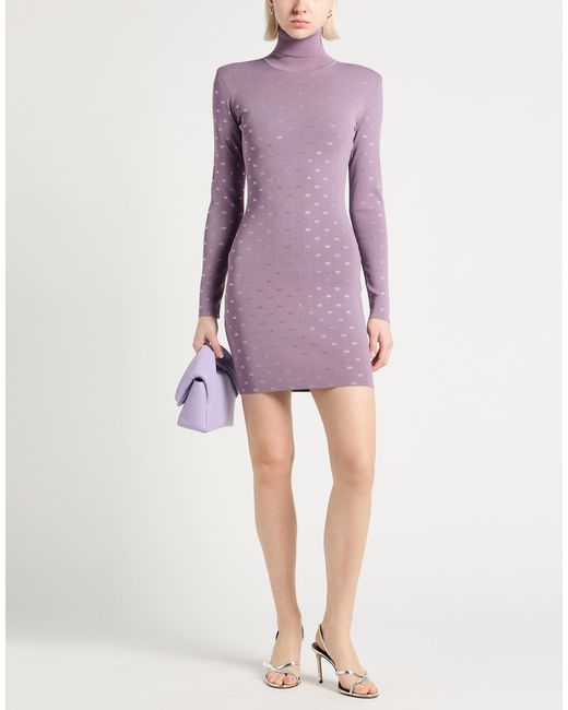 Elisabetta Franchi Purple Mini Dresses