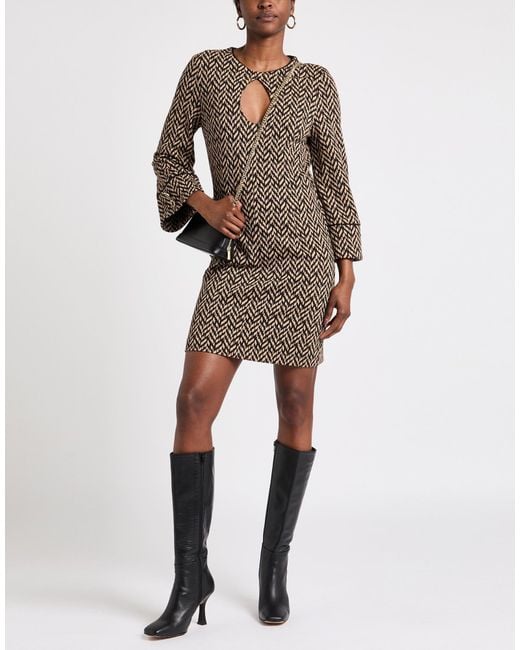 SIMONA CORSELLINI Multicolor Mini Dress