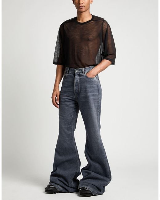 Rick Owens Blue Jeans Cotton for men