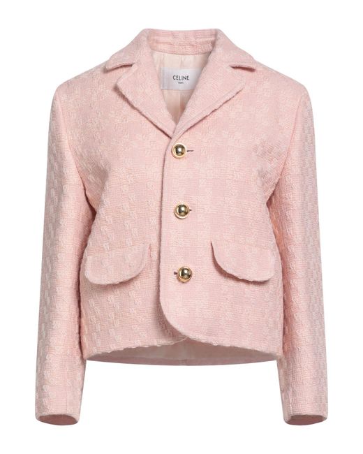 Céline Pink Blazer Wool, Polyamide, Mohair Wool