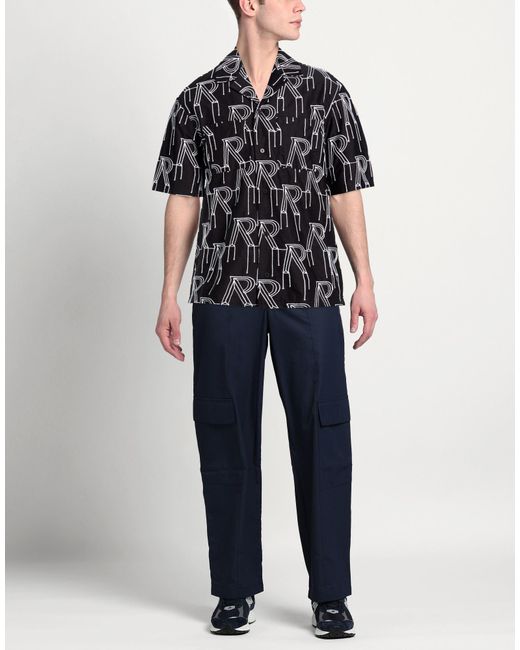 Represent Black Shirt Cotton for men