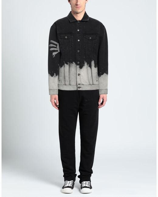 MSGM Black Denim Outerwear for men