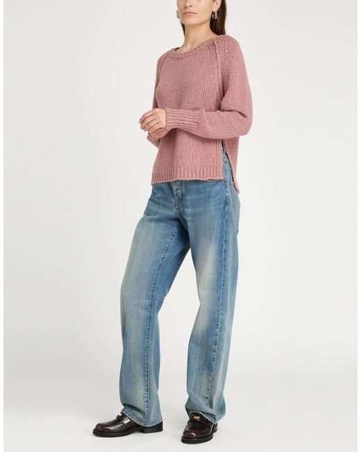 Drumohr Pink Antique Rose Sweater Virgin Wool, Cashmere, Polyamide