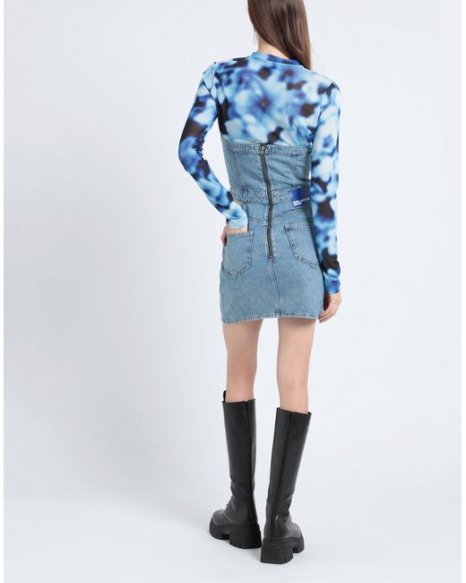 Karl Lagerfeld Blue Mini-Kleid