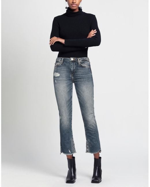 True Religion Blue Cropped Jeans
