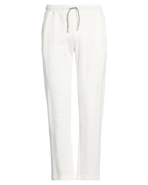 Eleventy White Trouser for men