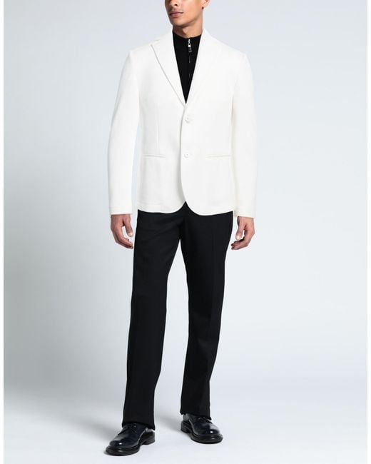 Daniele Alessandrini White Blazer for men