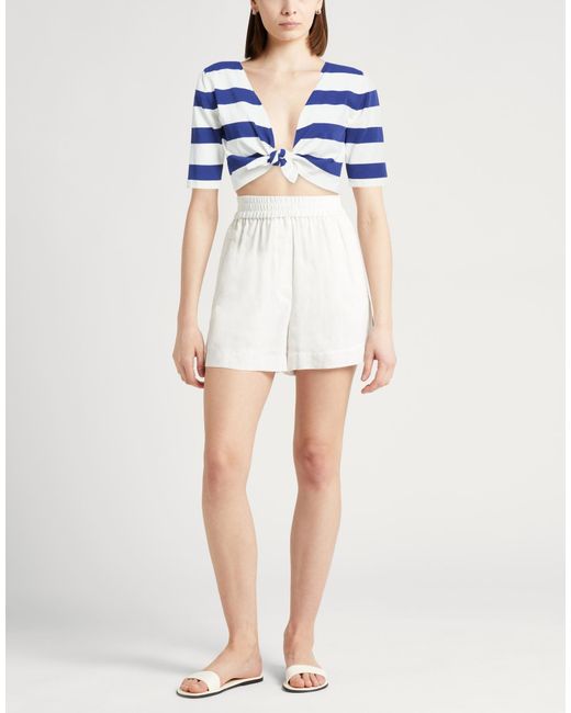 Roberto Collina Blue Top Viscose, Polyester