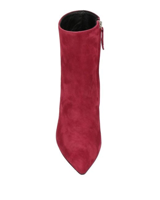 NCUB Red Ankle Boots