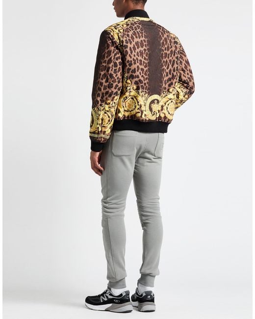 Versace Black Jacket Polyester, Virgin Wool, Viscose, Cotton, Polyamide for men