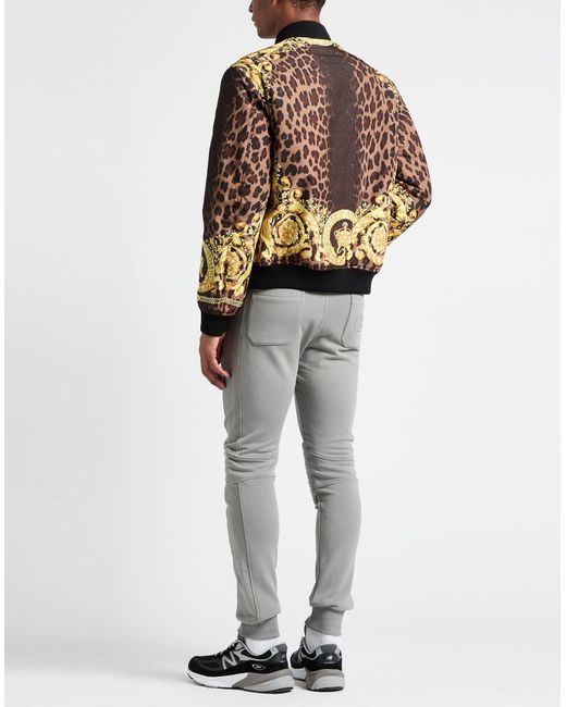 Versace Black Jacket Polyester, Virgin Wool, Viscose, Cotton, Polyamide for men