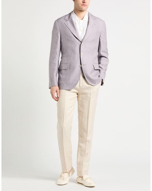 Brunello Cucinelli Gray Blazers for men