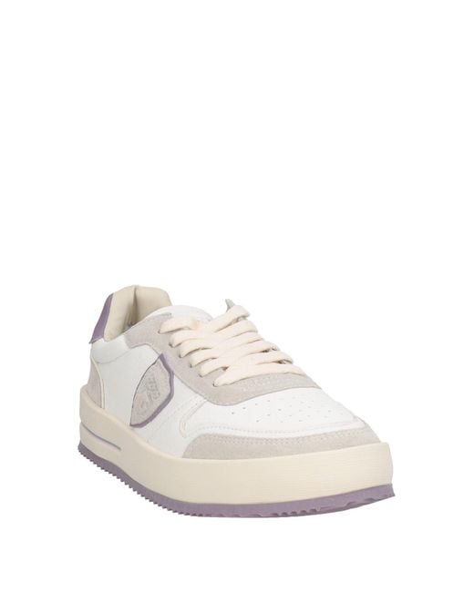 Philippe Model White Nice Sneakers Leather