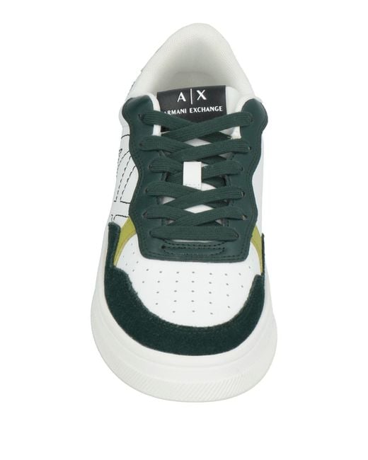 ARMANI EXCHANGE Green Trainers for men