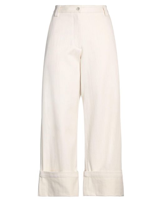 2 Moncler 1952 White Pants