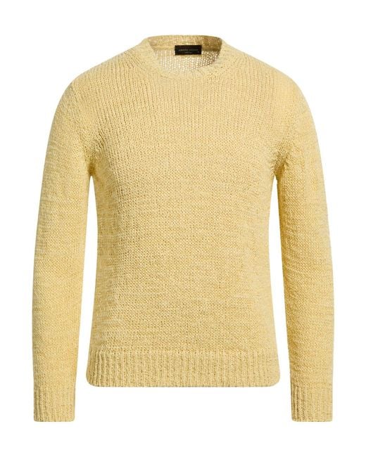 Roberto Collina Yellow Sweaters for men