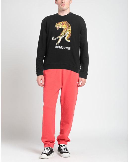 Roberto Cavalli Black Sweatshirt for men