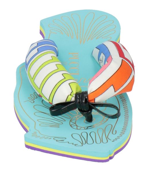 Emilio Pucci Green Thong Sandal