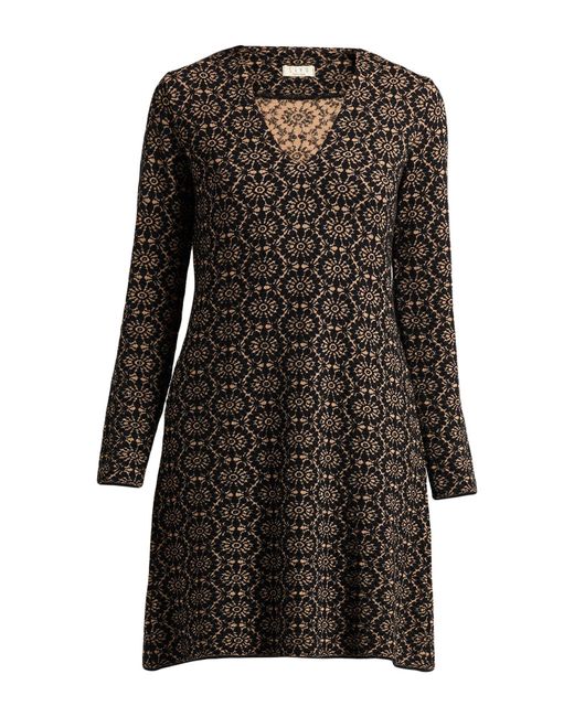Siyu Black Mini Dress Merino Wool