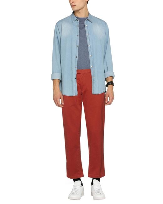 Michael Coal Red Pants for men