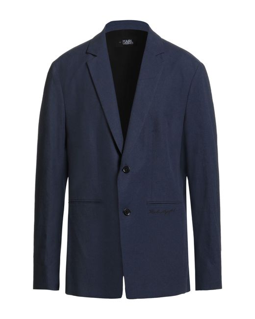 Karl Lagerfeld Blue Blazer for men
