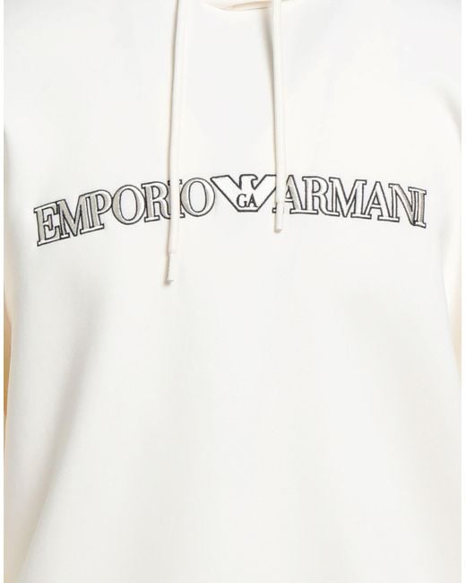 Emporio Armani White Sweatshirt for men