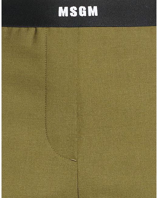 MSGM Green Trouser