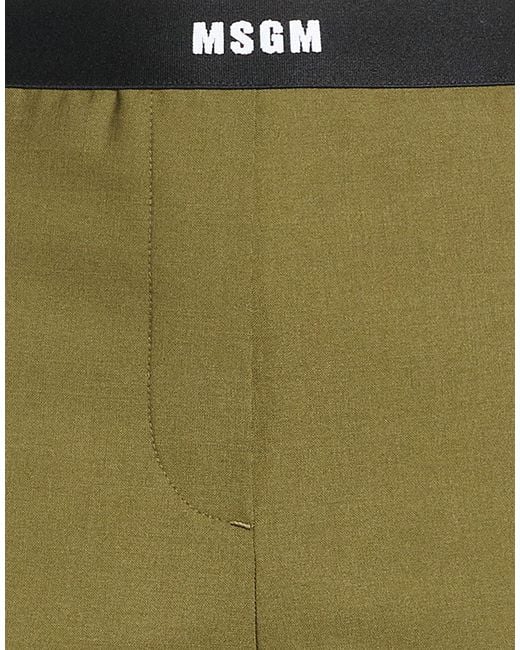 MSGM Green Trouser